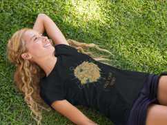 Lion spirit animal unisex T-shirt with a quote