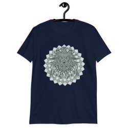 Wolf spirit animal mandala unisex T-shirt