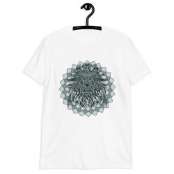 Wolf spirit animal mandala unisex T-shirt