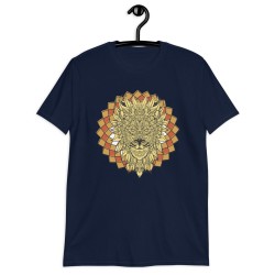 Lion spirit animal mandala unisex T-shirt