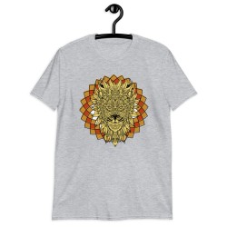 Lion spirit animal mandala unisex T-shirt