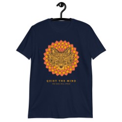 Fox spirit animal mandala unisex T-shirt