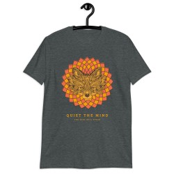 Fox spirit animal mandala unisex T-shirt