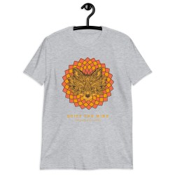 Fox spirit animal mandala unisex T-shirt