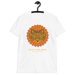 Fox spirit animal mandala unisex T-shirt