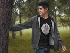 Dragon spirit animal mandala unisex T-shirt