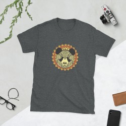 Panda spirit animal mandala unisex T-shirt