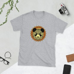 Panda spirit animal mandala unisex T-shirt