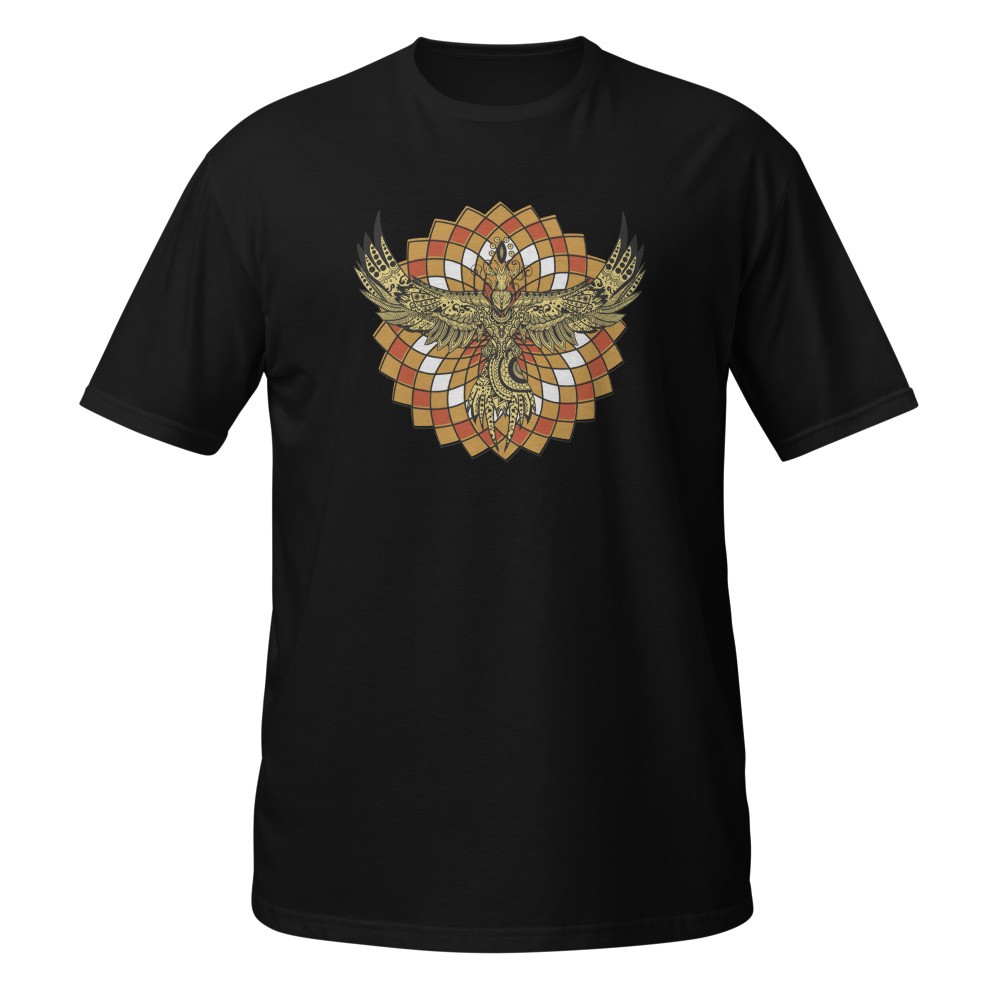 Eagle spirit animal mandala unisex T-shirt