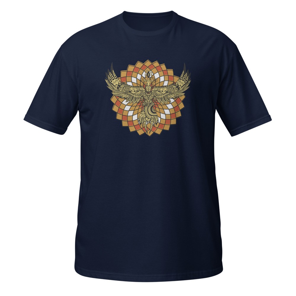 Eagle spirit animal mandala unisex T-shirt