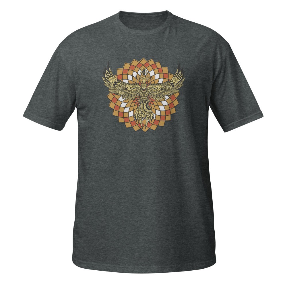 Eagle spirit animal mandala unisex T-shirt