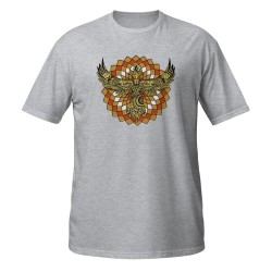Eagle spirit animal mandala unisex T-shirt