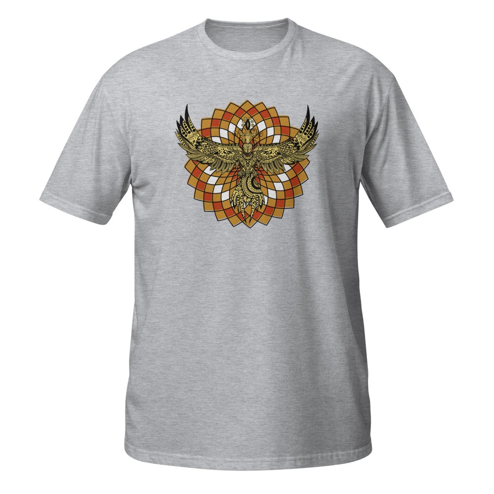 Eagle spirit animal mandala unisex T-shirt
