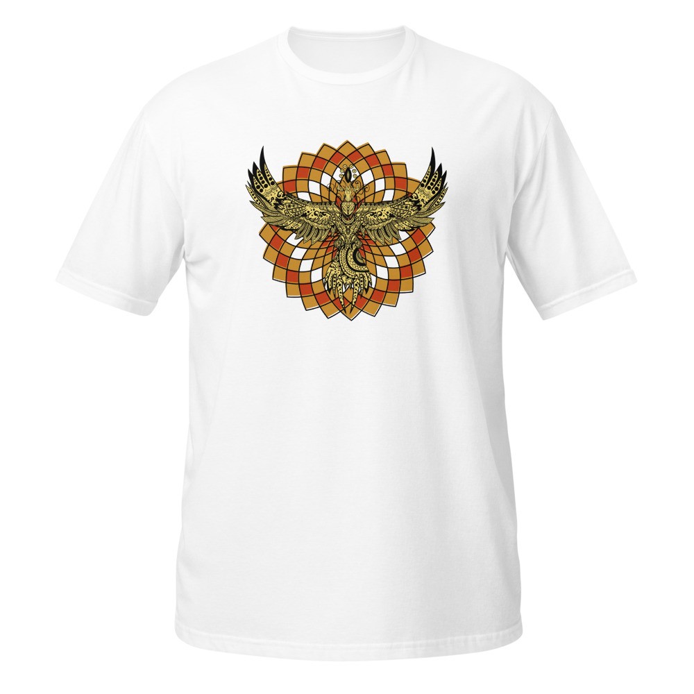 Eagle spirit animal mandala unisex T-shirt