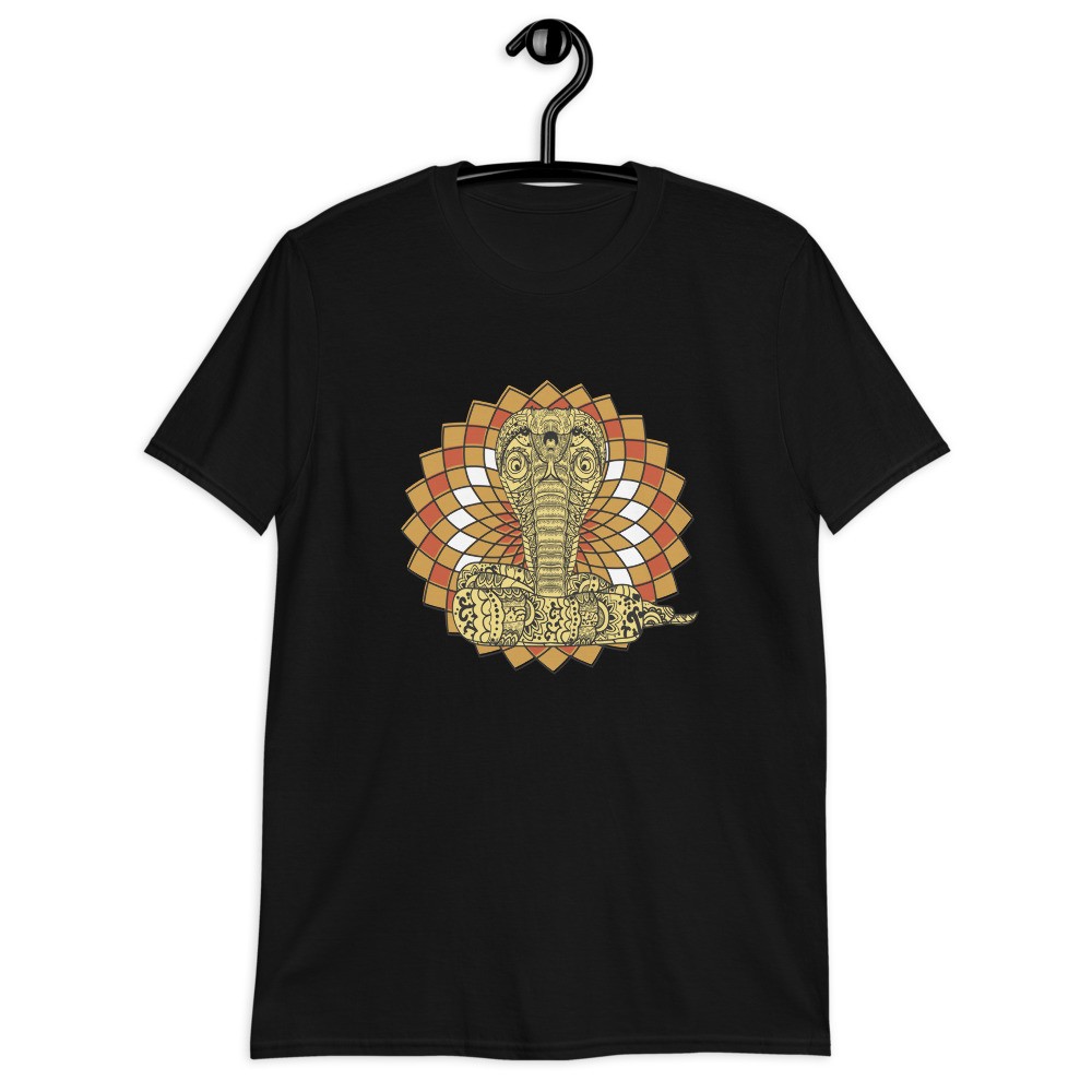 Cobra spirit animal mandala unisex T-shirt