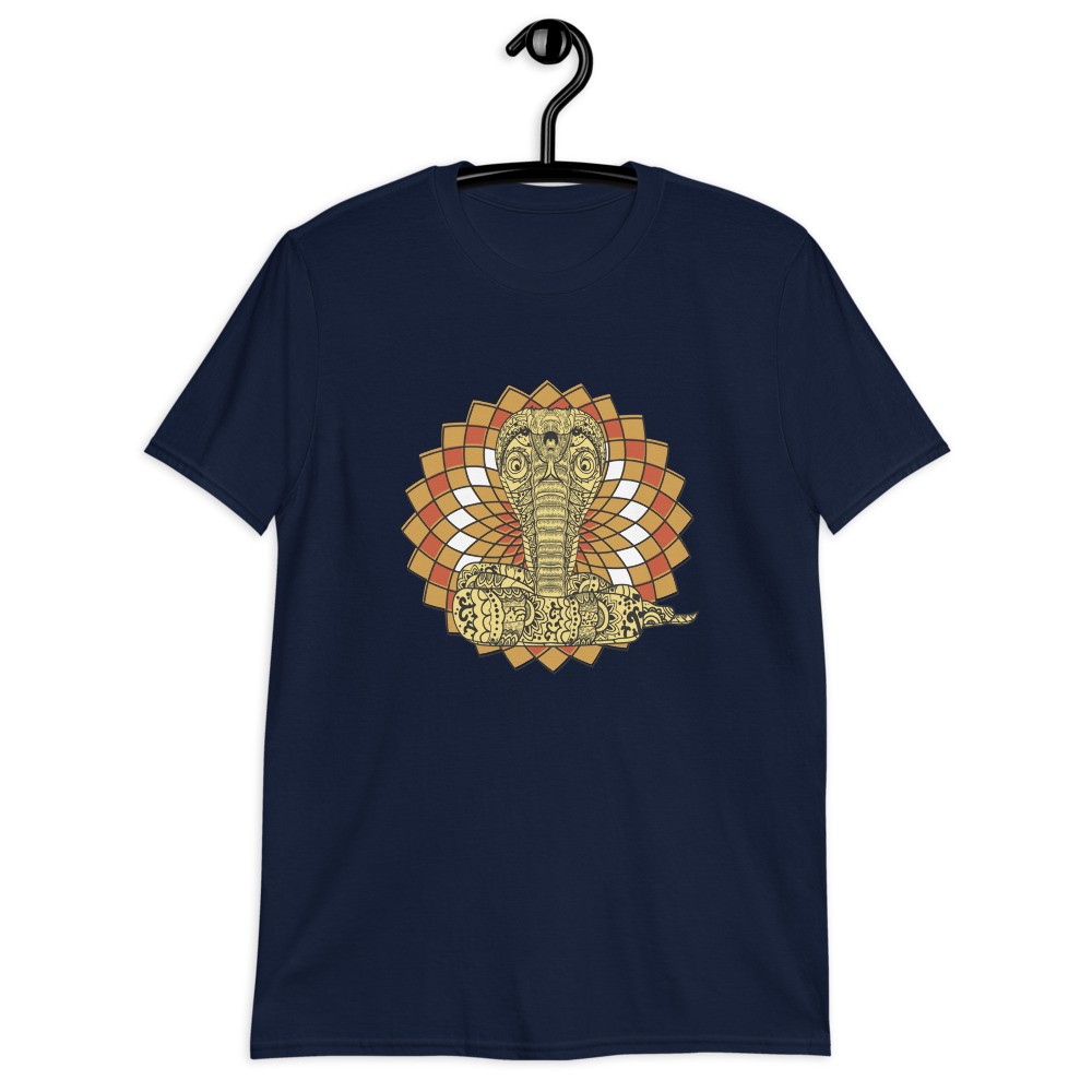 Cobra spirit animal mandala unisex T-shirt