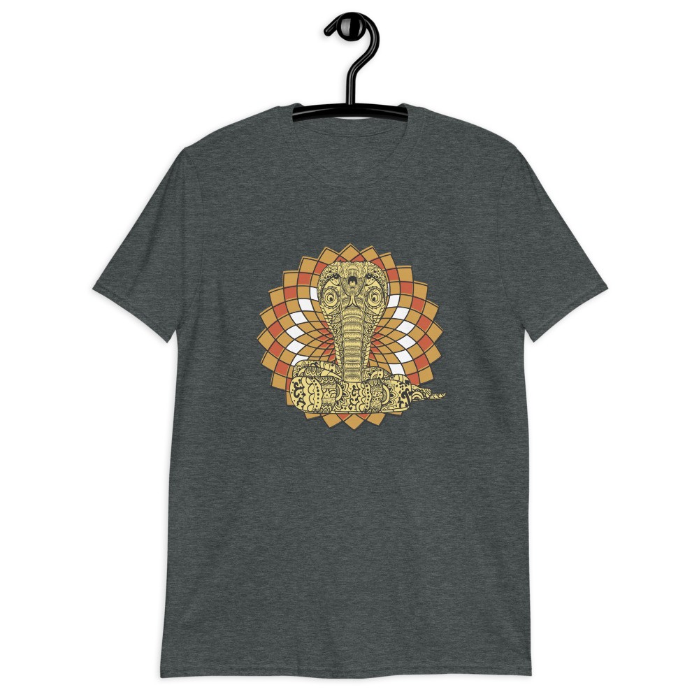 Cobra spirit animal mandala unisex T-shirt