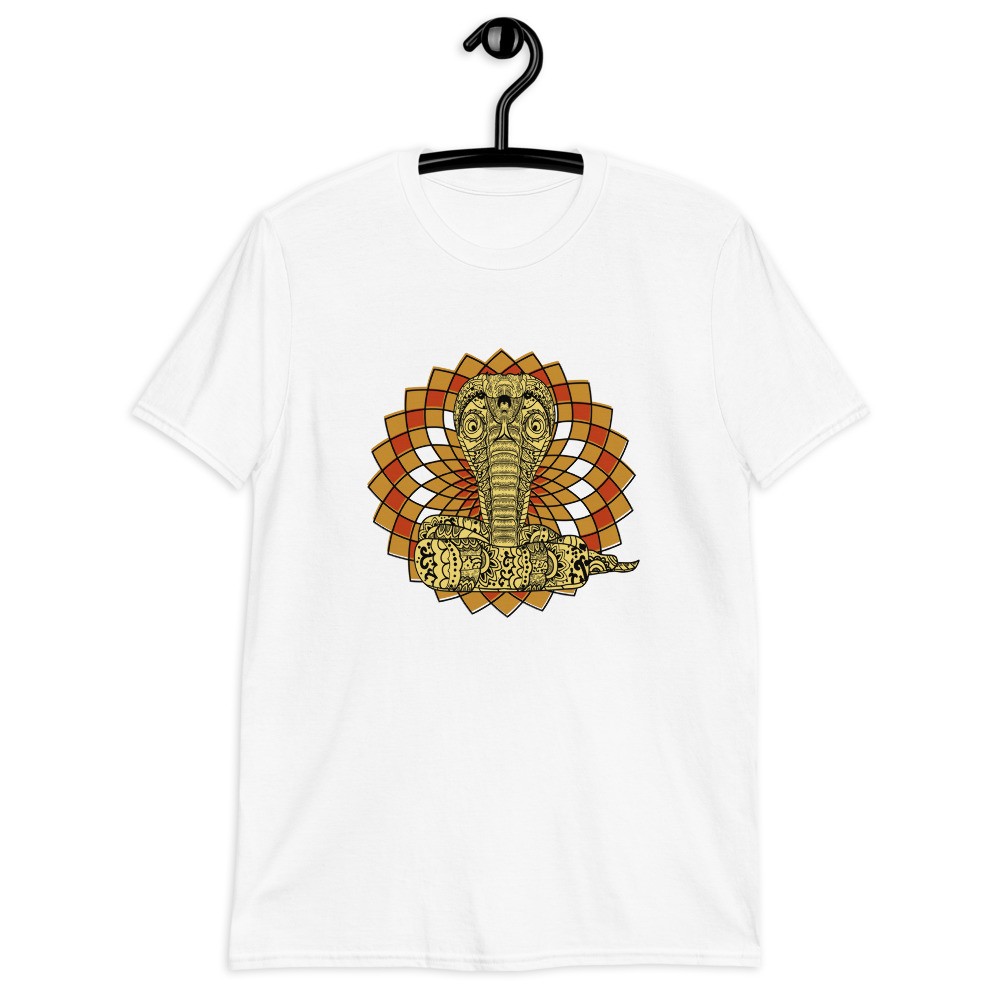 Cobra spirit animal mandala unisex T-shirt