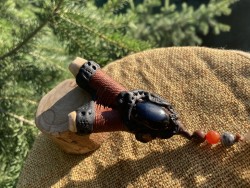 Macrame Kuripe with feather