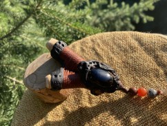 Macrame Kuripe with feather