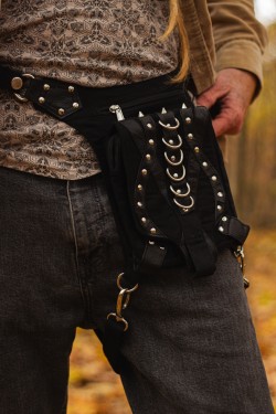 Dark waist bag darkpsy/metal