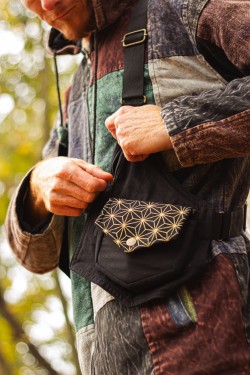 Cotton back bag - sacred geometry.
