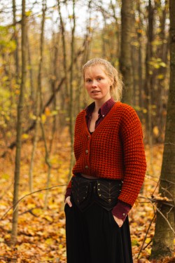 Waist bag, two leafs