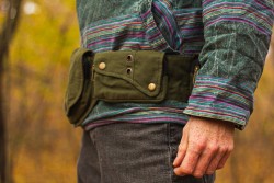 Unisex waist bag for pocket lovers